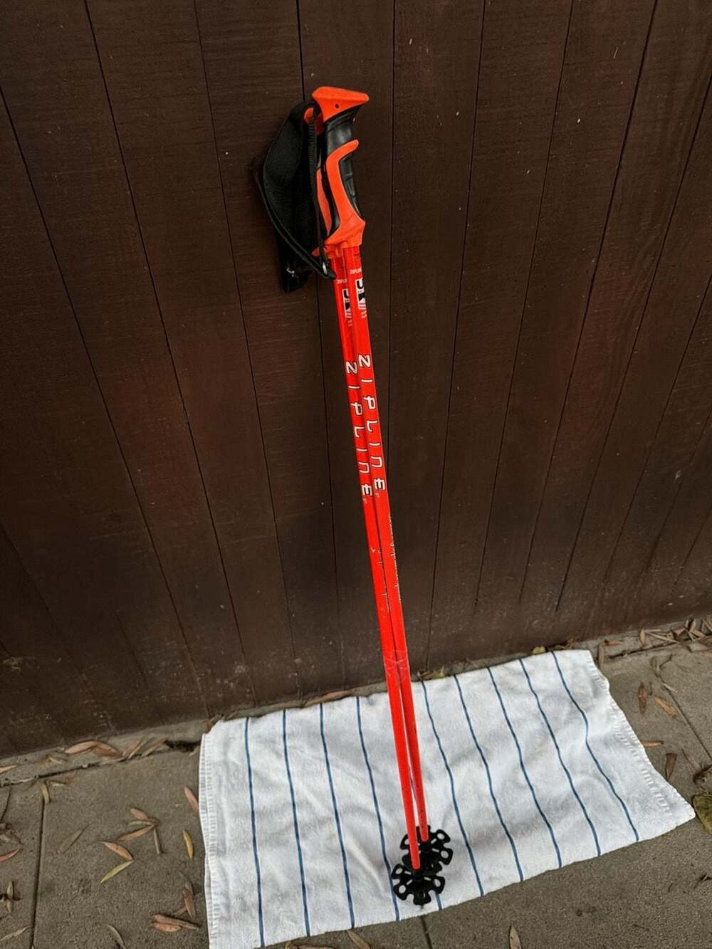 Zipline Blurr U.S. Ski Team Official Supplier Red Ski Poles 117cm / 46"